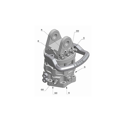 Rotator Hidráulico LF6,5
Giro: Ilimitado
Peso: 45,4kg