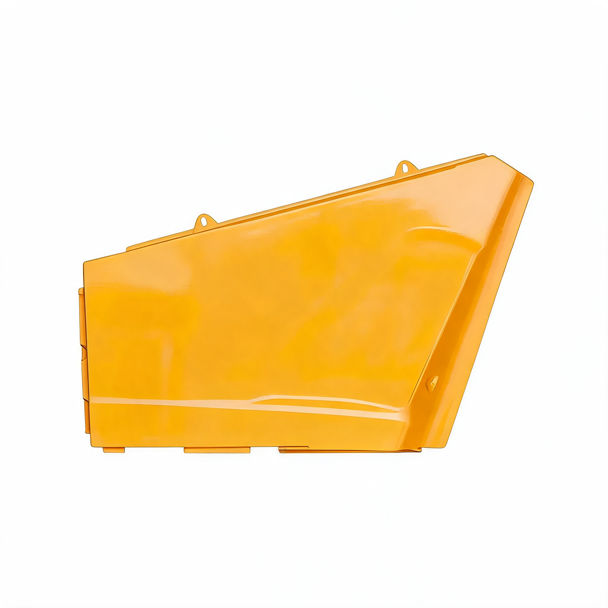 Tampa Lateral do Motor Lado Esquerdo compatível com Retroescavadeira CATERPILLAR 416E - FIBERGLASS PREMIUM.